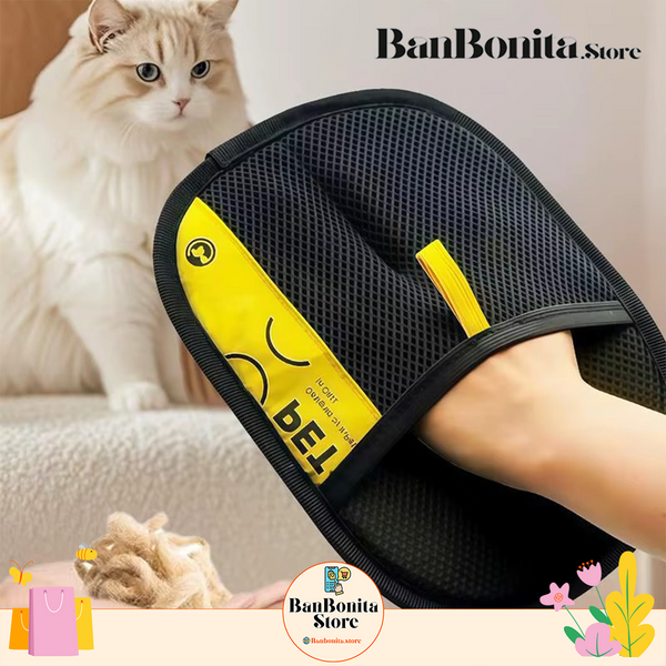 כפפות הקסם להסרת שיער חיות מחמד